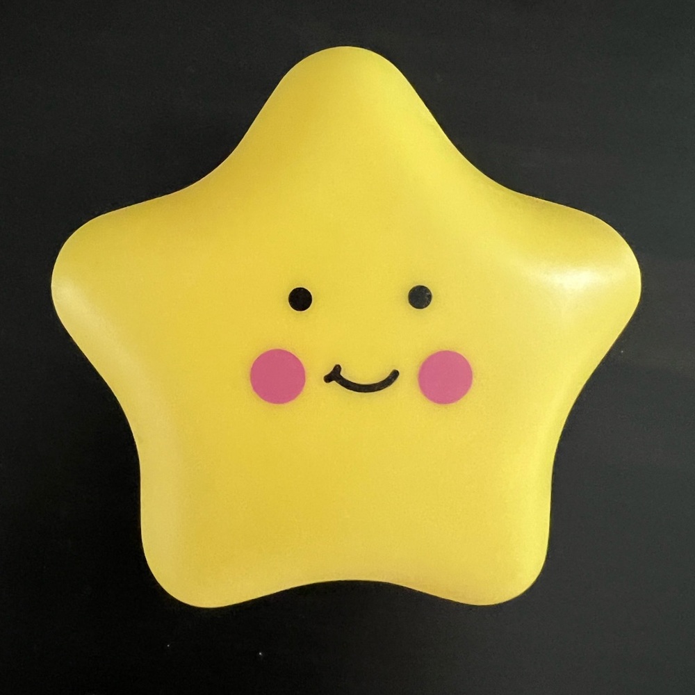 Star shaped night light for kids